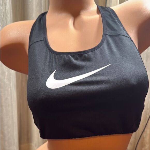 Nike Other - Nike Black Bra with Racerback Design and Iconic Logo